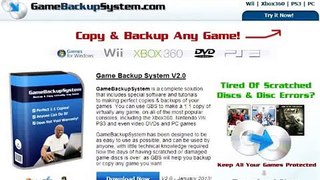 Game Backup System Copy And Backup Any Game - Amazing Conversions!