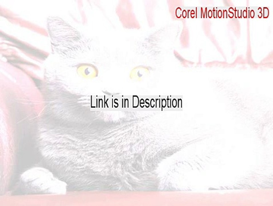 Corel MotionStudio 3D Keygen (Download Here)