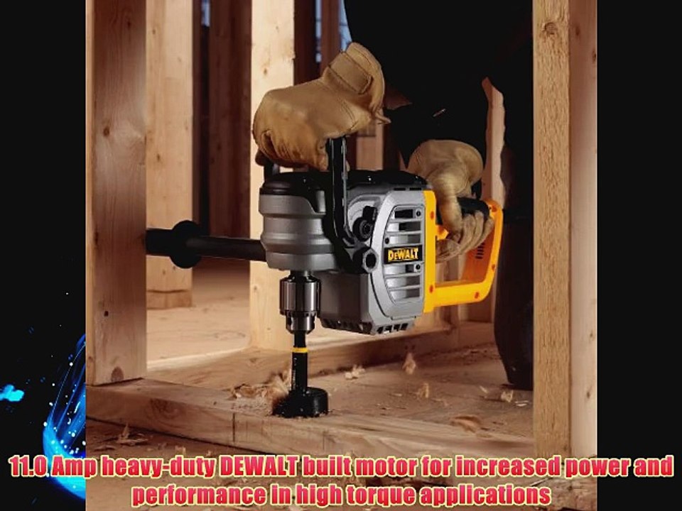 DEWALT DWD460 11 Amp 1/2-Inch Right Angle Stud and Joist Drill with Bind-Up Control