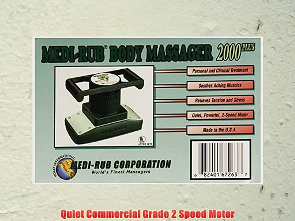 Medi-rub Massagers Body Massager 2000 Plus