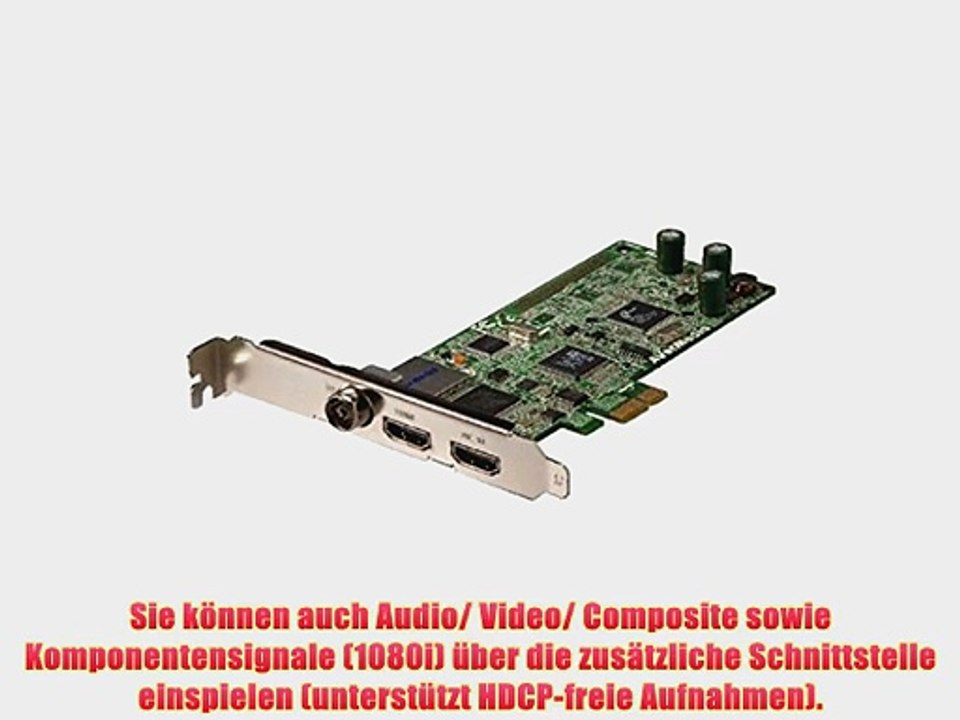 AVerMedia AVerTV CaptureHD/-H727 (PCI-Express HDMI Analog-TV DVB-T Vista MCE HDTV H.264)