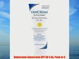 Vanicream Sunscreen SPF 50 4 Oz Pack of 4