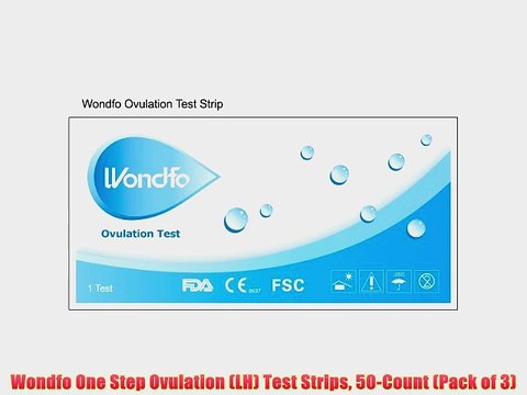 Wondfo One Step Ovulation (LH) Test Strips 50-Count (Pack of 3)