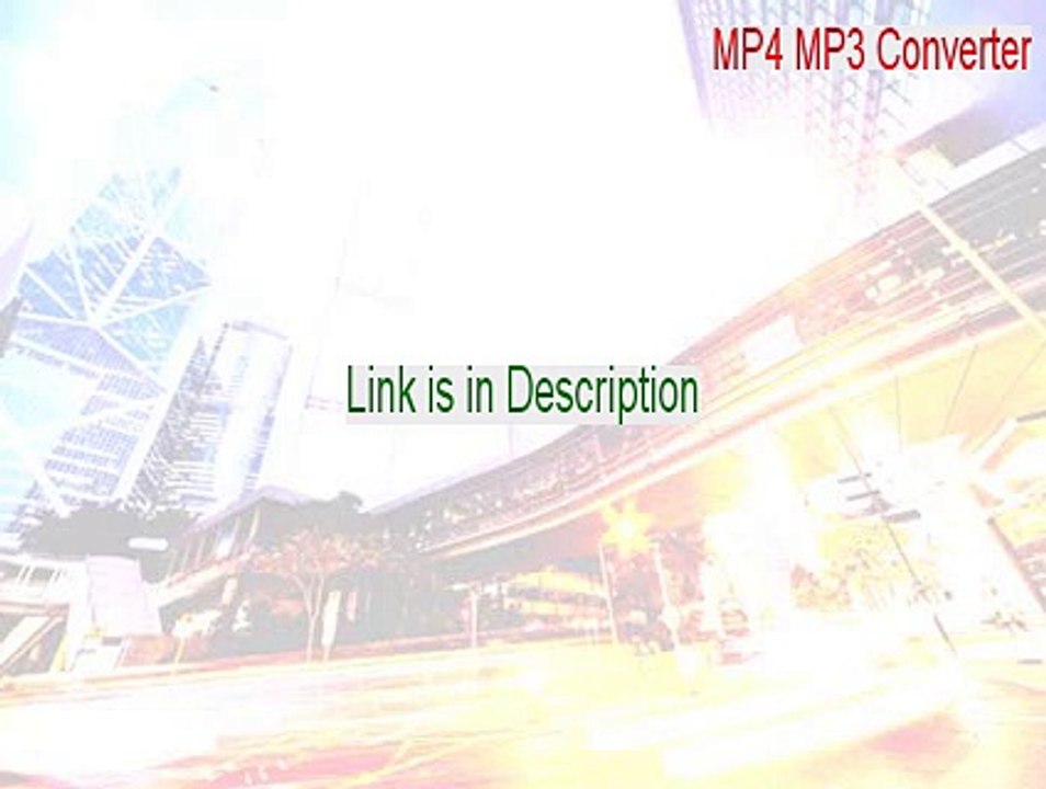 MP4 MP3 Converter Serial (Legit Download 2015)