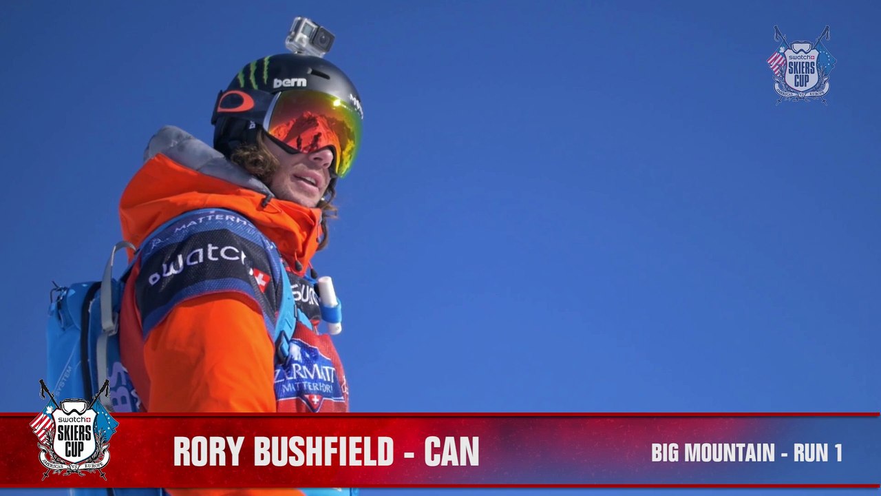 Rory BUSHFIELD (CAN)  - Big Mountain run 1 - Swatch Skiers Cup 2015