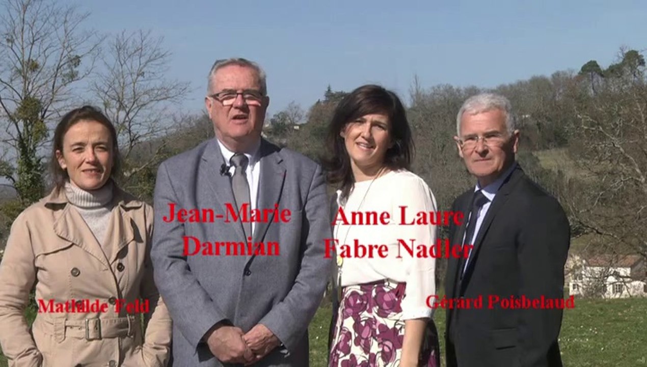 Présentation des candidats du canton de Créon