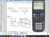 8.1(2) Law of Sines 3-5-15