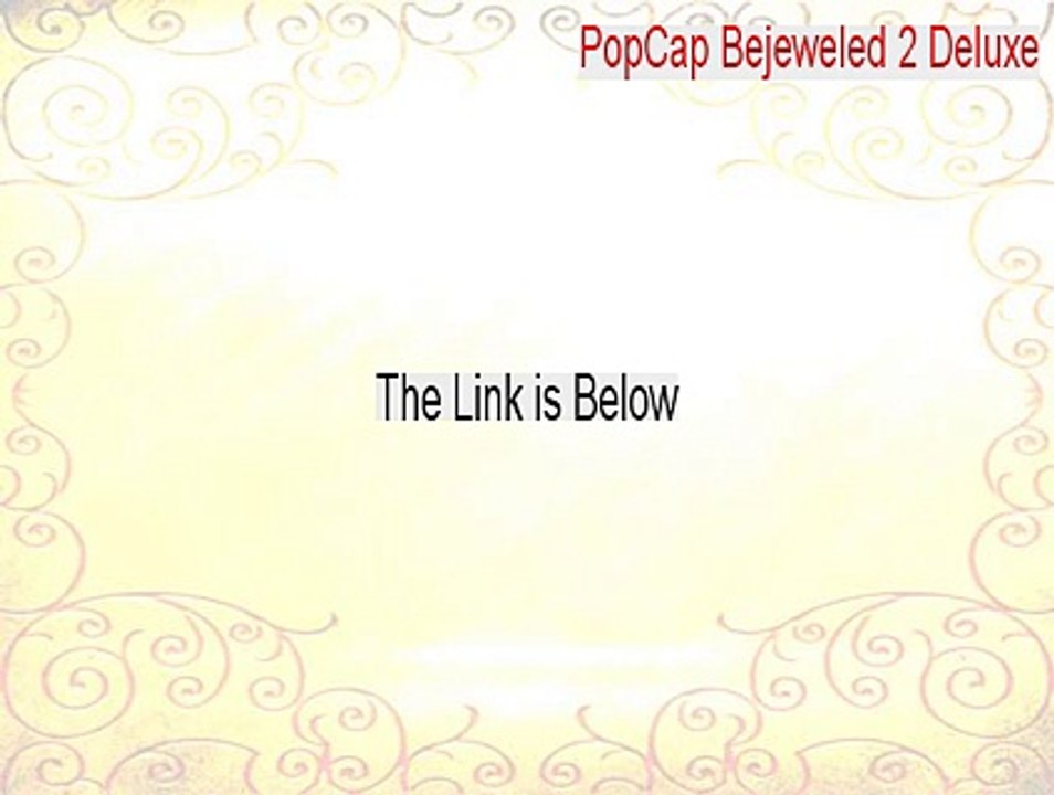 PopCap Bejeweled 2 Deluxe Cracked - Instant Download 2015