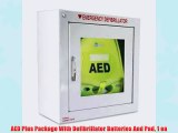 AED Plus Package With Defibrillator Batteries And Pad 1 ea