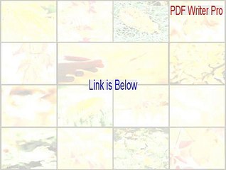 PDF Writer Pro Keygen [Free Download 2015]