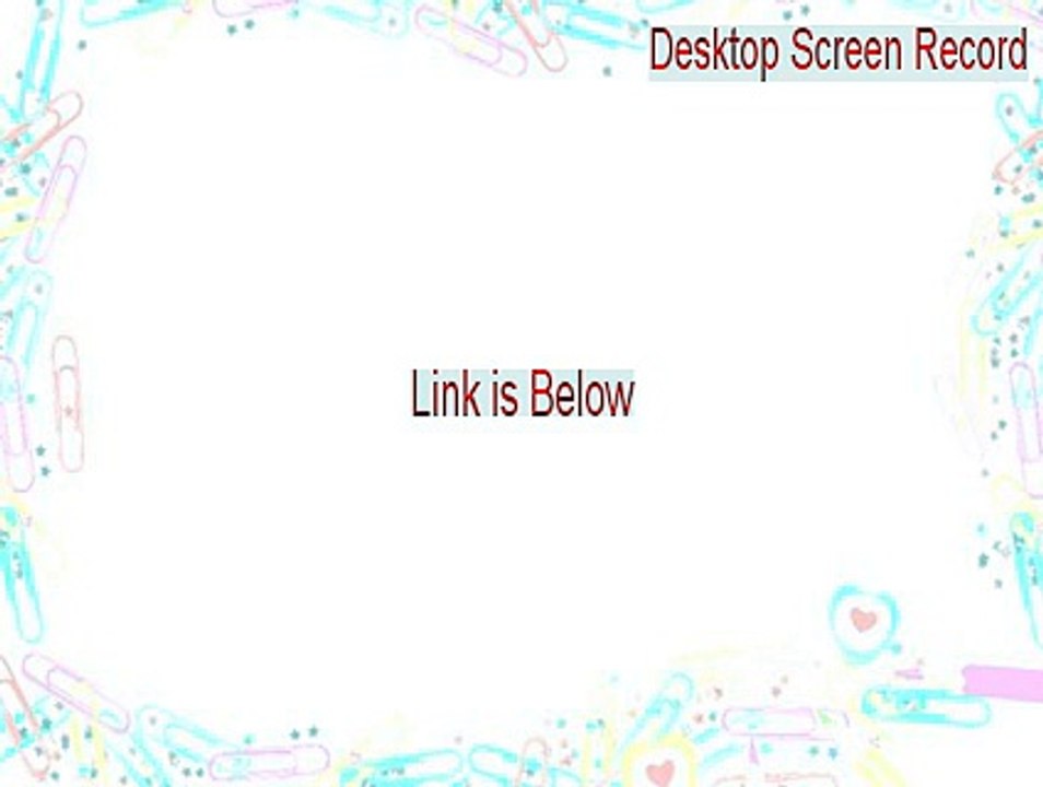 Desktop Screen Record Serial - Instant Download