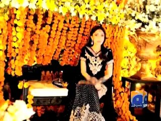 MPA Sharmila Farooqi Casting her vote on Wedding Day-05 Mar 2015