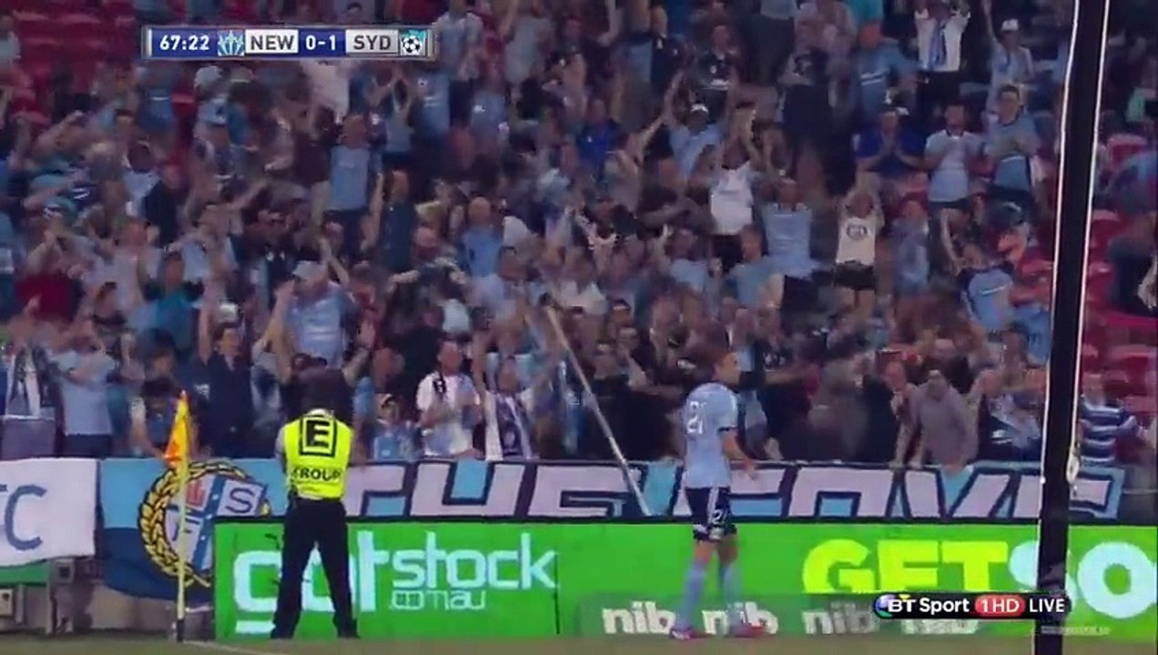 Newcastle Jets vs. Sydney 0 - 1 Goal M. Janko (AUSTRALIA- A-League - 06.03.2015)‬ - HD
