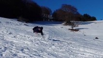 Un bon moment de luge avec les amis