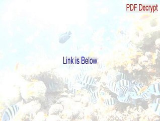 Instant PDF Decrypt Tool - Download & Crack Secure PDFs (2015) 🔓