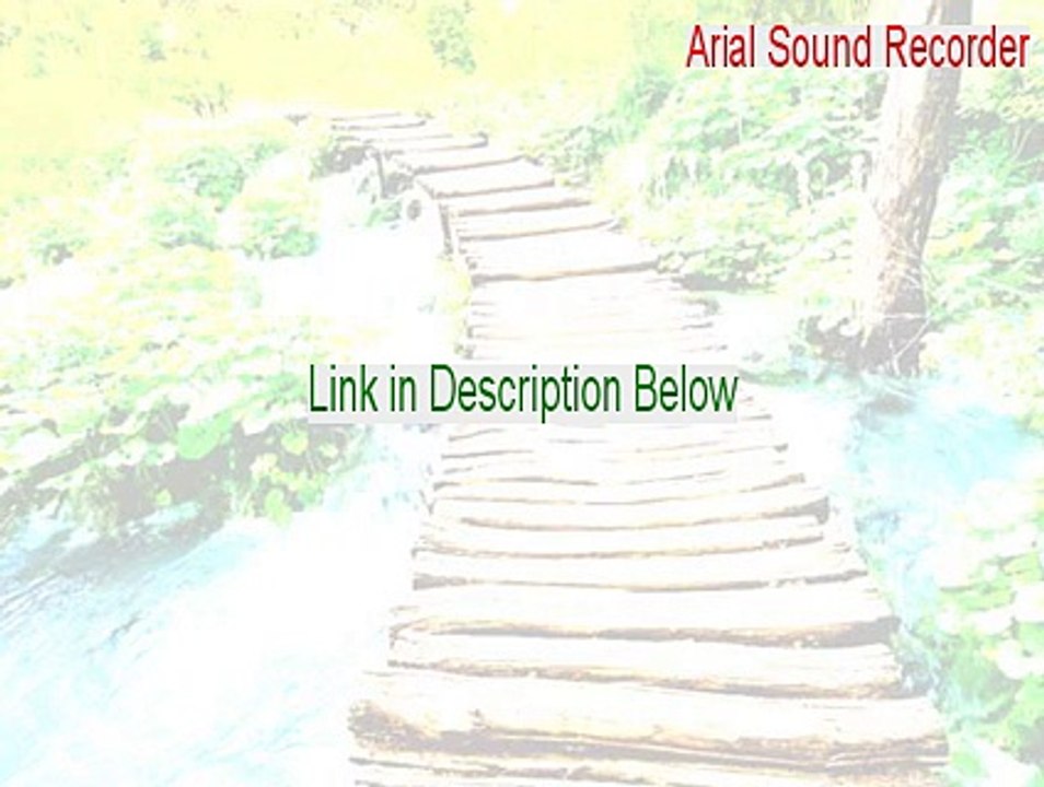 Arial Sound Recorder Key Gen - Free Download (2015)