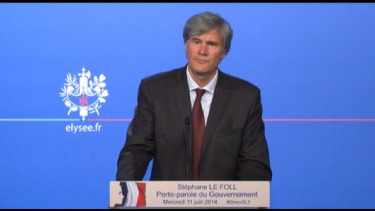 Compte rendu du Conseil des ministres du mercredi 11 juin 2014