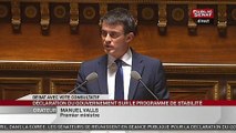 Discours de Manuel Valls au Sénat sur le programme de stabilité budgétaire 2015-2017
