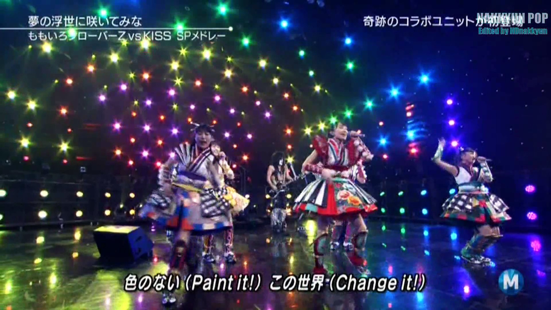 ももクロz Vs Kiss 夢の浮世に咲いてみな Rock And Roll All Nite 動画 Dailymotion
