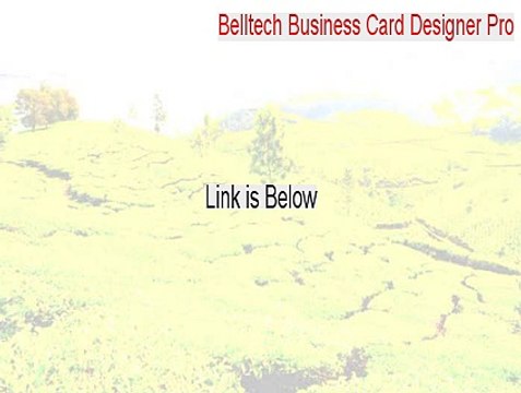 Belltech Business Card Designer Pro Full Download - Download Here