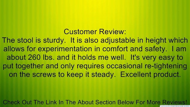 Adjustable Height Bath Stool Review