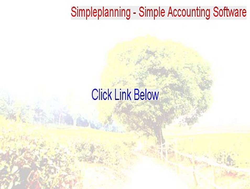 Simpleplanning - Simple Accounting Software Free Download - Download Now
