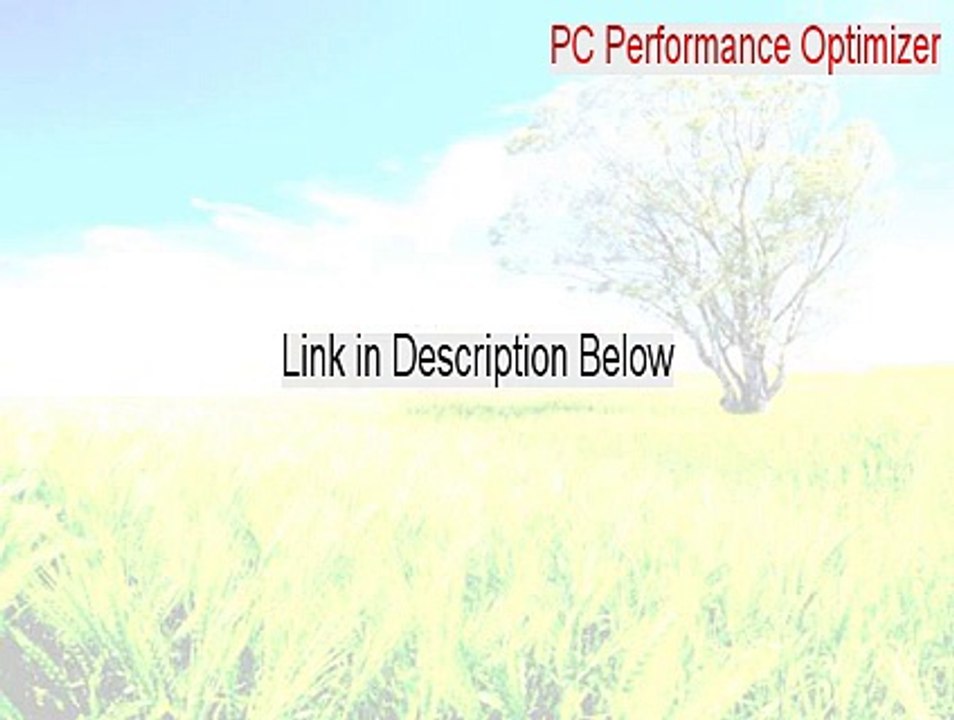 PC Performance Optimizer Full Download (Free Download)