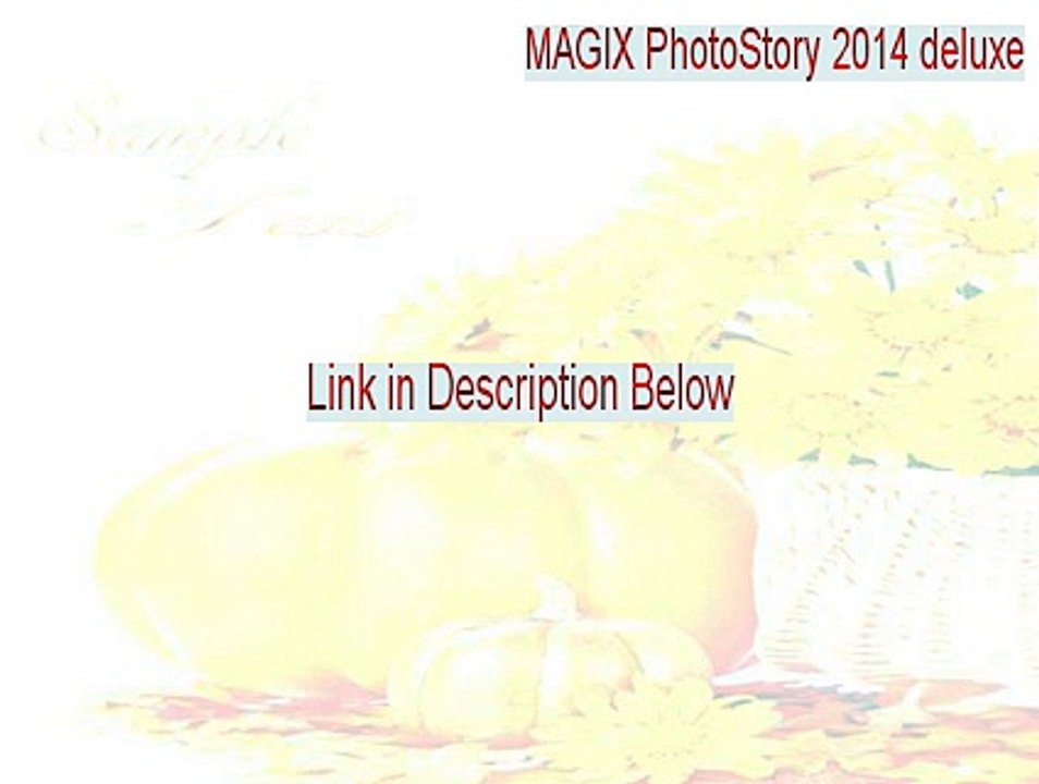 MAGIX PhotoStory 2014 deluxe Keygen - Instant Download