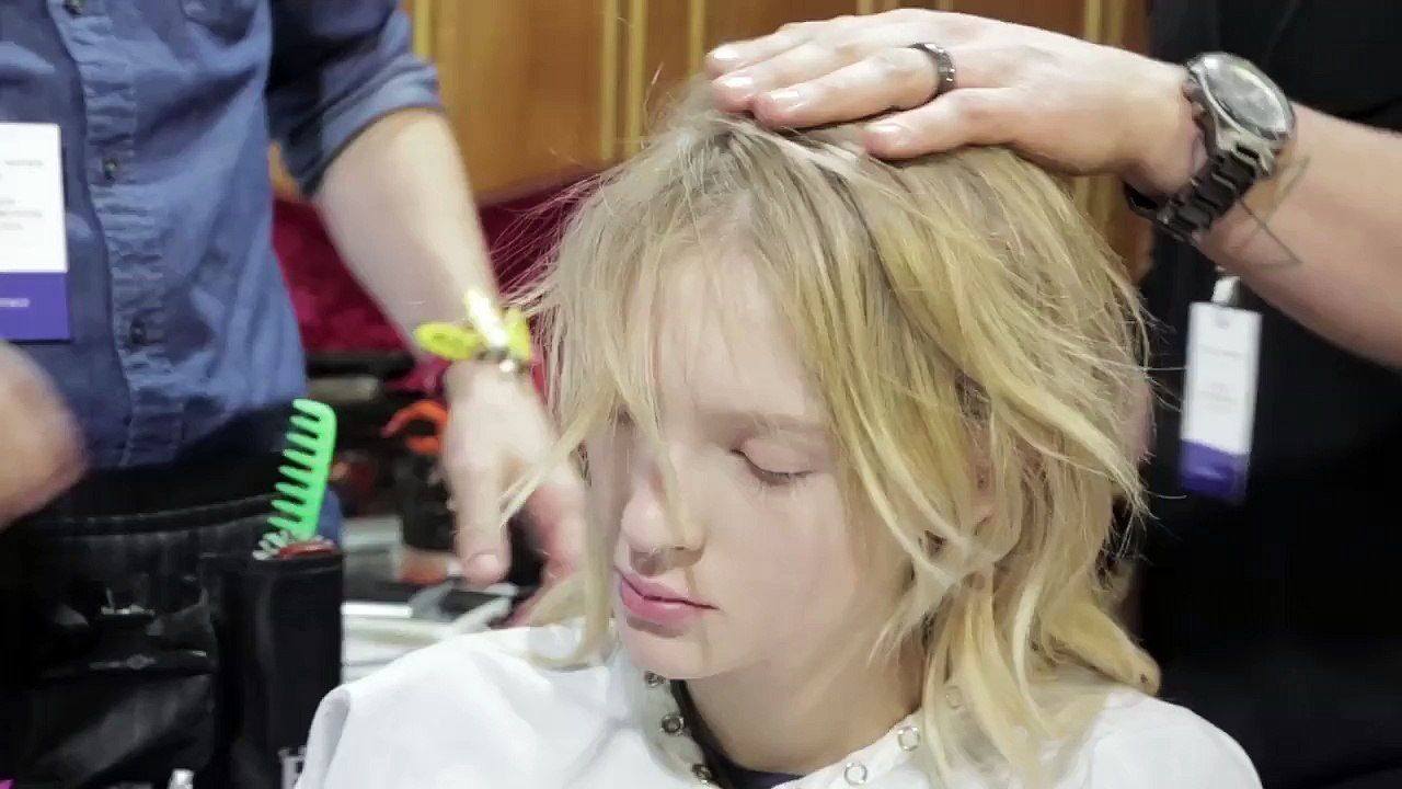 Hair at Dries Van Noten with Sam McKnight
