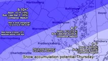 Snow forecast: Accumulation across region