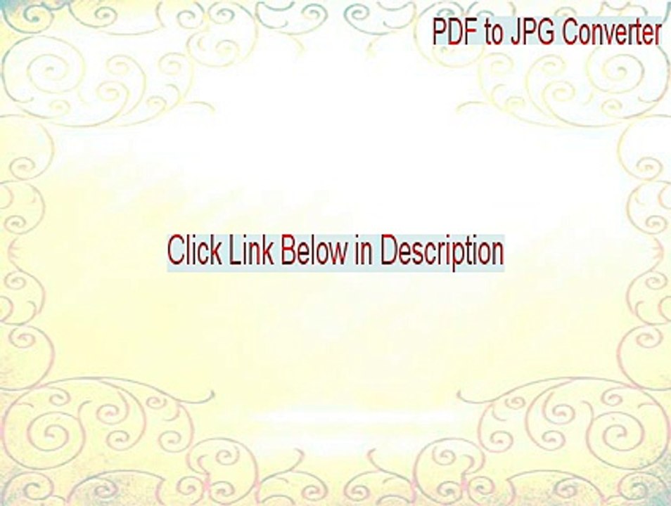 PDF to JPG Converter Key Gen (Instant Download 2015)