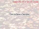 Aostsoft JPEG JPG to Text OCR Converter Full Download (Download Now)