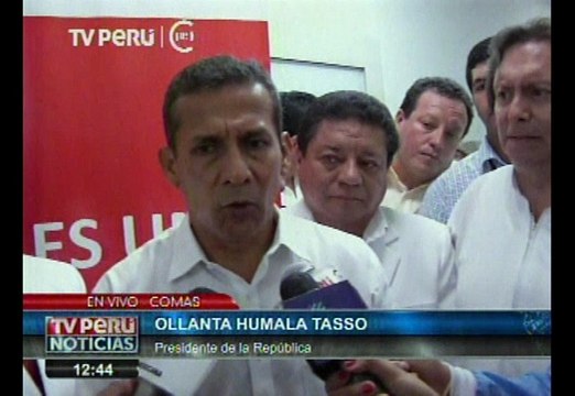 Ollanta Humala: 'Estamos evaluando dar respuesta enérgica a nota de Chile'