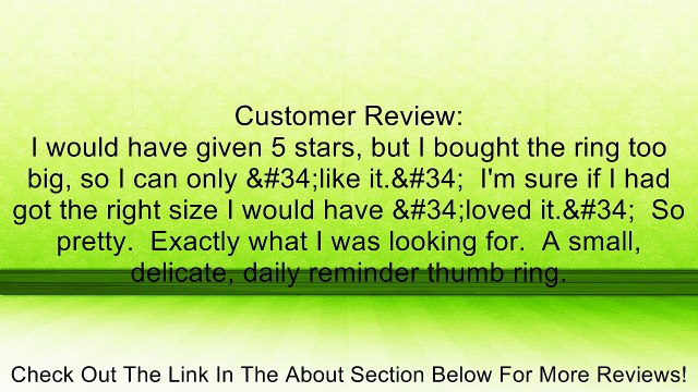 CTR RING Sterling Silver Filigree - C059120 Review