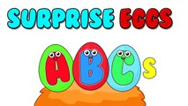 Surprise Eggs ABCs | Pre-school English, Baby Learning, Nursery Rhyme, Child Education