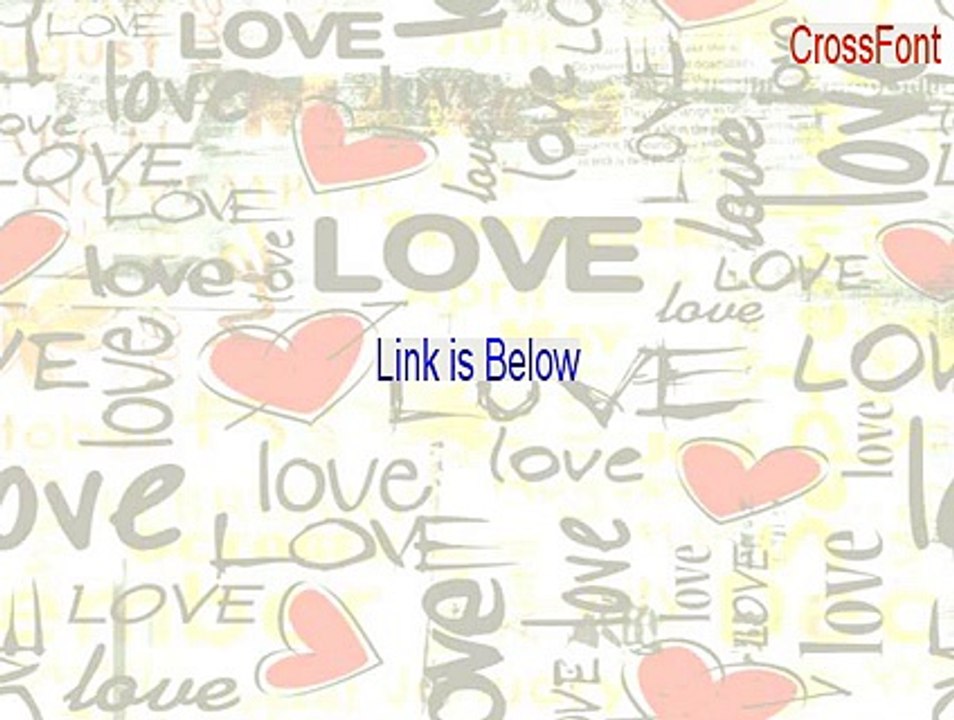 CrossFont Download (Instant Download 2015)