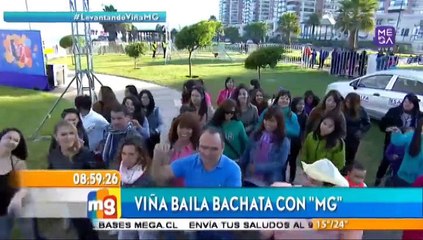 Bailando Bachata en el matinal Mucho Gusto