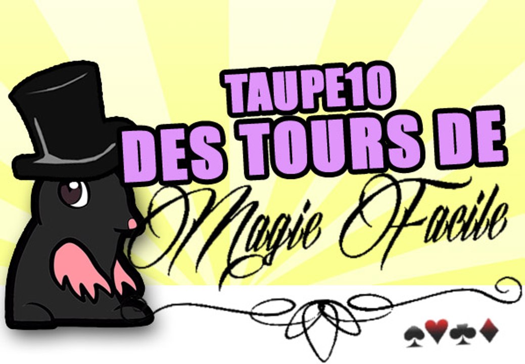 10 tours de magie simples à réaliser