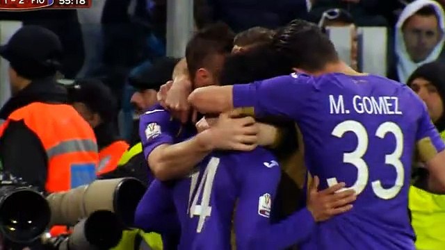 Mohamed Salah goal - Juventus FC vs ACF Fiorentina ( 1-2 ) 05-03-2015