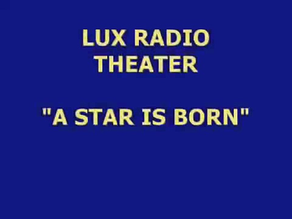 A Star Is Born (Dec 28 1942)