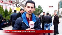 Somalı madencilerin tazminat eylemi sürüyor