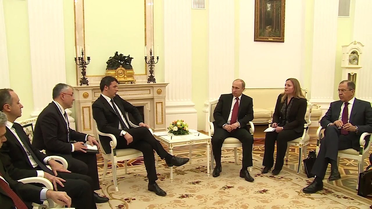 Renzi a Mosca incontra Putin