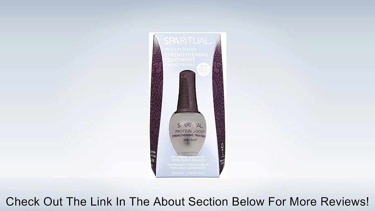 SPARITUAL Protein Boost Strengthening Treatment For Brittle Nails .5 fl. oz. Review