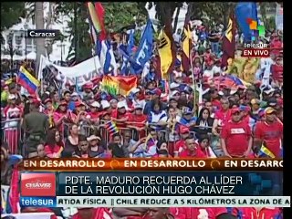 Antiimperialismo, compromiso del pueblo venezolano con Chávez: Maduro