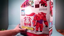 Big Hero 6 Armor Up Baymax Toy Opening BanDai