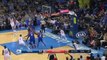 Russell Westbrook (wearing mask) goes coast to coast for two-handed dunk: Sixers at Thunder