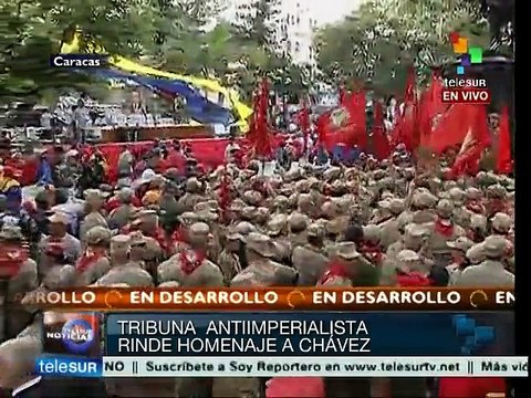 Rinde Venezuela homenaje a Hugo Chavez en segundo aniversario luctuoso