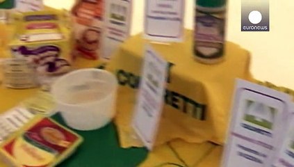 Protesta en Italia por el falso queso parmesano