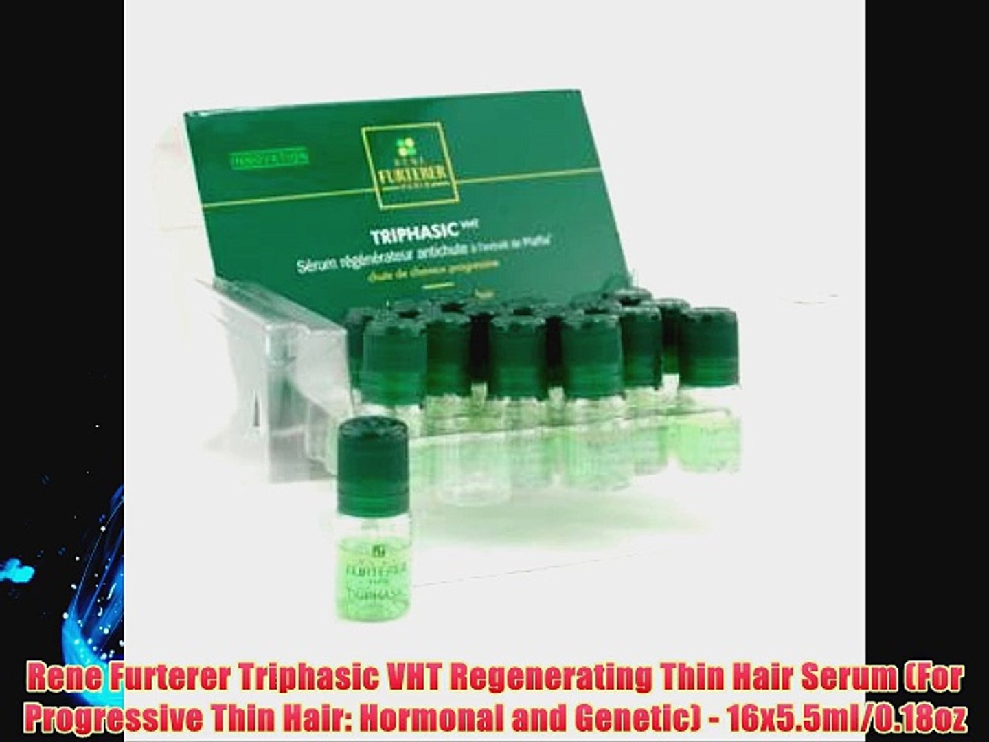 Rene Furterer Triphasic Vht Regenerating Thin Hair Serum For