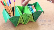 Accordion box: fácil organizador de origami acordeón | Craftingeek